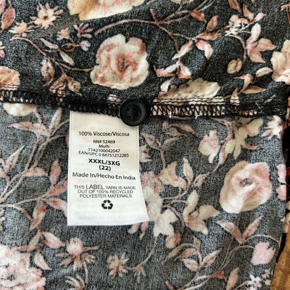 33.TIME and TRU Women’s Peasant 
Dress. Size XXXL(22) - Picture 5 of 13